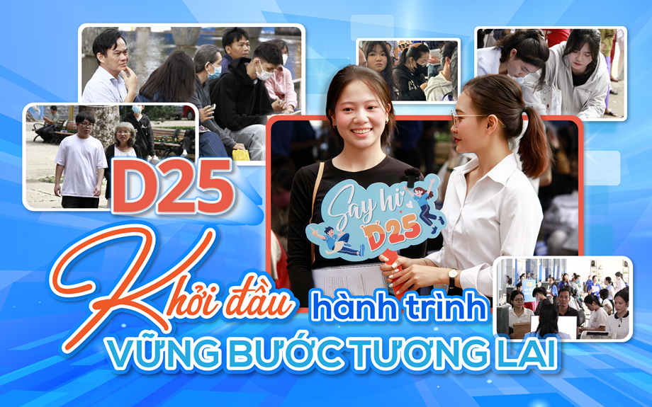 Hơn 1.000 Tân sinh viên D25 hoàn thành nhập học ngay trong buổi sáng đầu tiên tại trường Đại học Thủ Dầu Một